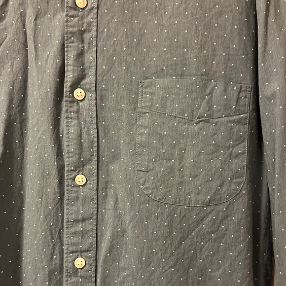 J. Crew Blue Polka Dot Button-Down Shirt - Size M - Picture 6 of 6